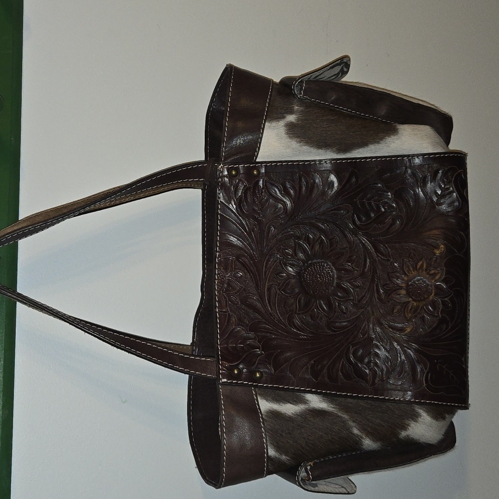 Ariat Deer Skin and Leather Tote
